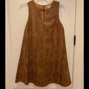 Faux skin dress